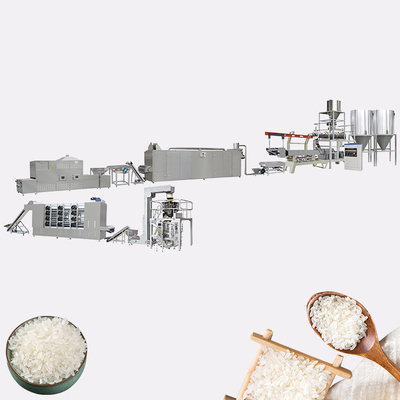 искусственная линия производства продуктов питания емкость закуски риса 75kw 100kg/H